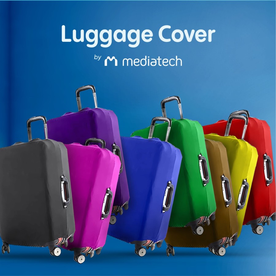 Luggage cover maroon 02