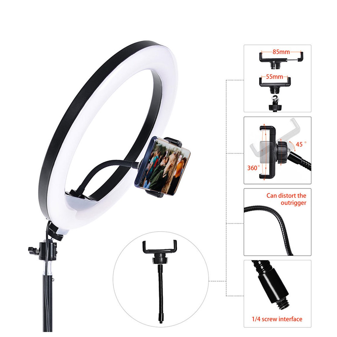 Fuf tripod ringlight 33cm 01